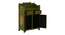 Seren Solid Wood Hand painted Cabinet In Green Colour (Painted Finish) by Urban Ladder - Ground View Design 1 - 889674