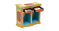 Amarante Solid Wood Handpainted Book Shelf in Multicolour (Painted Finish) by Urban Ladder - Ground View Design 1 - 889676