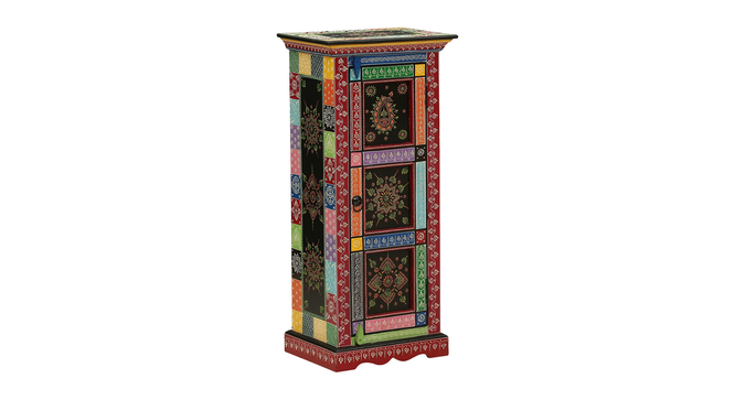 Evander Solid Wood Hand painted Cabinet In Multicolour (Painted Finish) by Urban Ladder - Front View Design 1 - 889678