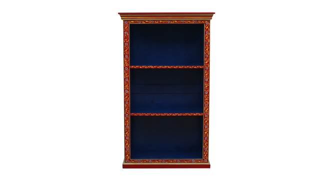 Vespera Solid Wood Handpainted Book Shelf in Multicolor (Painted Finish) by Urban Ladder - Design 1 Side View - 889725