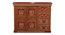 Peregrine Solid Wood Hand Painted Sideboard in MultiColour (Painted Finish) by Urban Ladder - Ground View Design 1 - 889732