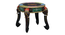 Finnian Solid Wood Hand painted End Table In Multicolour (Painted Finish) by Urban Ladder - Front View Design 1 - 889793