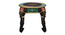 Finnian Solid Wood Hand painted End Table In Multicolour (Painted Finish) by Urban Ladder - Design 1 Side View - 889799