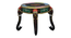 Finnian Solid Wood Hand painted End Table In Multicolour (Painted Finish) by Urban Ladder - Ground View Design 1 - 889806