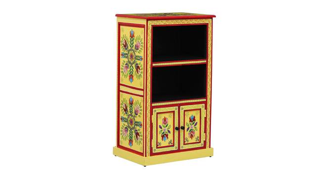 Selene Solid Wood Hand painted Cabinet In Yellow Colour (Painted Finish) by Urban Ladder - Design 1 - 