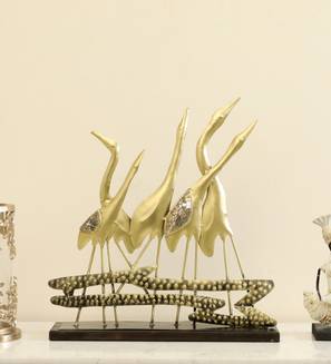 Study Room Decor Design Multi Coloured Iron Showpiece