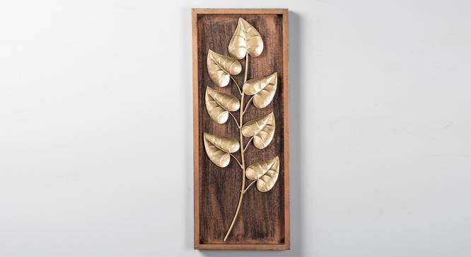 W-Holly Leaf Wall Decor (Multicolor) by Urban Ladder - Front View Design 1 - 889950