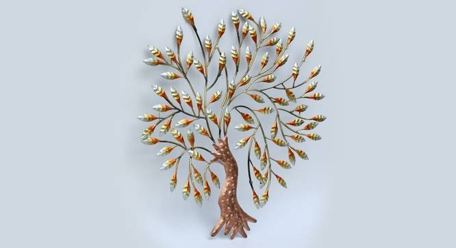 W-Peach Tree Wall Decor (Multicolor) by Urban Ladder - Front View Design 1 - 890004