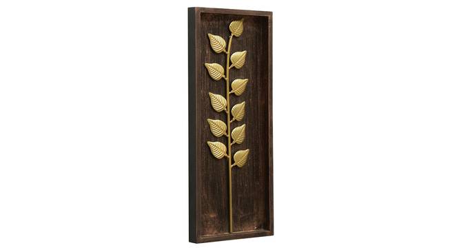 Titan Leaf Wall Decor (Gold) by Urban Ladder - Cross View Design 1 - 890041