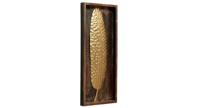 Hale Leaf Wall Decor (Gold) by Urban Ladder - Cross View Design 1 - 890042