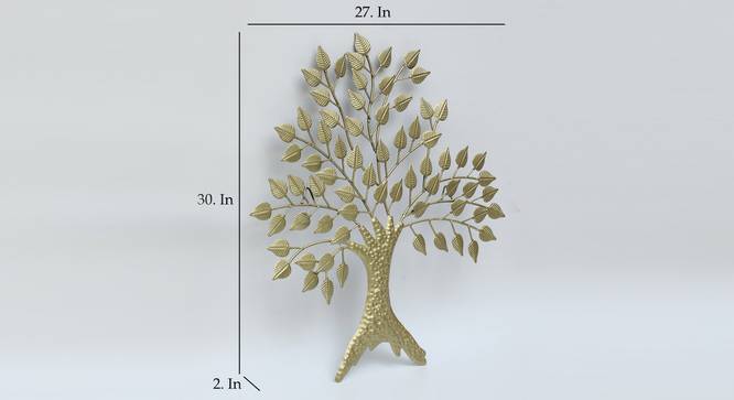 Amara Gold Tree Wall Decor by Urban Ladder - Design 1 Dimension - 890058