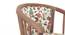 Bella Lounge Chair (Teak Finish, Beige Floral) by Urban Ladder - - 
