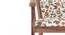 Bella Lounge Chair (Teak Finish, Beige Floral) by Urban Ladder - - 