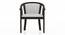 Bella Lounge Chair (Mahogany Finish, Grey Floral Aztec) by Urban Ladder - - 