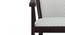 Bella Lounge Chair (Mahogany Finish, Grey Floral Aztec) by Urban Ladder - - 
