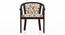 Bella Lounge Chair (Mahogany Finish, Beige Floral) by Urban Ladder - - 