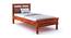 Naisha Bed Without Storage (Bed Size : Single; Finish :Rustic Teak) (Single Bed Size, HONEY Finish) by Urban Ladder - - 