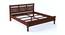 Miraya Bed Without Storage (Bed Size : King; Finish : Honey) (Teak Finish, King Bed Size) by Urban Ladder - - 