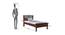 Naisha Bed Without Storage (Bed Size : Single; Finish :Rustic Teak) (Teak Finish, Single Bed Size) by Urban Ladder - - 