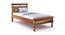 Naisha Bed Without Storage (Bed Size : Single; Finish :Rustic Teak) (Single Bed Size, Rustic Teak Finish) by Urban Ladder - - 