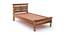 Naisha Bed Without Storage (Bed Size : Single; Finish :Rustic Teak) (Single Bed Size, Rustic Teak Finish) by Urban Ladder - - 