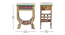 Bramwell Solid Wood Hand painted End Table In Multicolour (Painted Finish) by Urban Ladder - - 