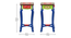 Melisand eSolid Wood Hand painted End Table In Multicolour (Painted Finish) by Urban Ladder - - 