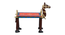 Caius Solid Wood Hand painted End Table In Brown Colour (Painted Finish) by Urban Ladder - - 
