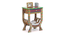 Bramwell Solid Wood Hand painted End Table In Multicolour (Painted Finish) by Urban Ladder - - 