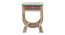 Bramwell Solid Wood Hand painted End Table In Multicolour (Painted Finish) by Urban Ladder - - 