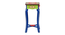 Melisand eSolid Wood Hand painted End Table In Multicolour (Painted Finish) by Urban Ladder - - 