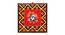 Melisand eSolid Wood Hand painted End Table In Multicolour (Painted Finish) by Urban Ladder - - 