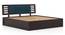 Avery Solid Wood Storage Bed (Mahogany Finish, King Bed Size) by Urban Ladder - - 