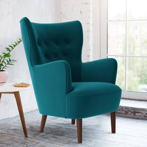 home lifestylez Ludwi Accent Chair in Teal Blue Colour-picture-21