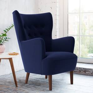 home lifestylez Ludwi Accent Chair in Navy Blue Colour-picture-18