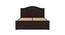Ballito Solid Wood Box Storage Bed (Mahogany Finish, Queen Bed Size) by Urban Ladder - - 