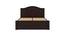 Ballito Solid Wood Box Storage Bed (Mahogany Finish, King Bed Size) by Urban Ladder - - 