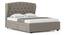 Holmebrook Upholstered Storage Bed (Queen Bed Size, Beige) by Urban Ladder - Front View Design 1 - 890521