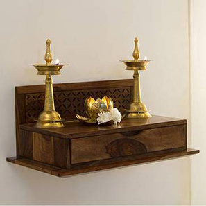 Prayer Units In Thiruvananthapuram Design Devoto Solid Wood Wall Mounted Prayer Unit in Teak