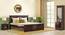 Fidora Solid Wood Non Storage Bed (Mahogany Finish, King Bed Size) by Urban Ladder - - 
