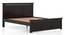 Fidora Solid Wood Non Storage Bed (Mahogany Finish, King Bed Size) by Urban Ladder - - 