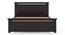 Fidora Solid Wood Non Storage Bed (Mahogany Finish, King Bed Size) by Urban Ladder - - 