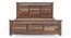 Fidora Solid Wood Non Storage Bed (Teak Finish, King Bed Size) by Urban Ladder - - 