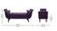 Foten 2 Seater Fabric Ottoman (Purple) by Urban Ladder - - 