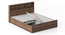 Jasper Queen Storage Bed With Headboard Storage (Queen Bed Size, Classic Walnut Finish) by Urban Ladder - - 