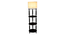 alaca 14" 3 Shelf Floor Lamp White Shade (White) by Urban Ladder - Design 1 Template - 890980