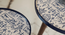 Warli Chitra Round Nesting Tables with Wooden Legs (Matte Finish) by Urban Ladder - Rear View Design 1 - 891186