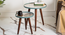 Vriksha Round Nesting Tables with Wooden Legs (Matte Finish) by Urban Ladder - Design 1 Zoomed Image - 891191