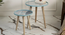 Phool Round Nesting Tables with Wooden Legs (Matte Finish) by Urban Ladder - Design 1 Template - 891230