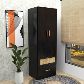 Cupboards In Bangalore Design Ren Engineered Wood Door Wardrobe Without Mirror in Wenge Finish